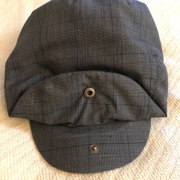 Bigalli Windowpane Plaid Duckbill Ivy Cap XL NWOT - Picture 3 of 8